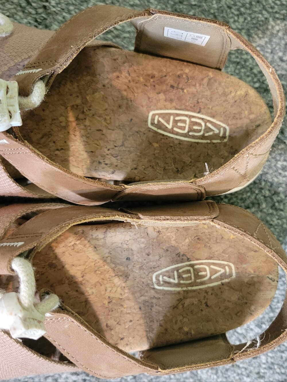 KEEN Brown Cork Strappy Sandals - Picture 3 of 5